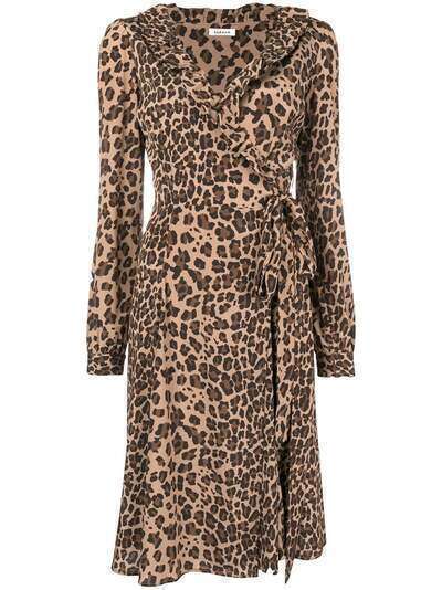 P.A.R.O.S.H. wrap leopard dress
