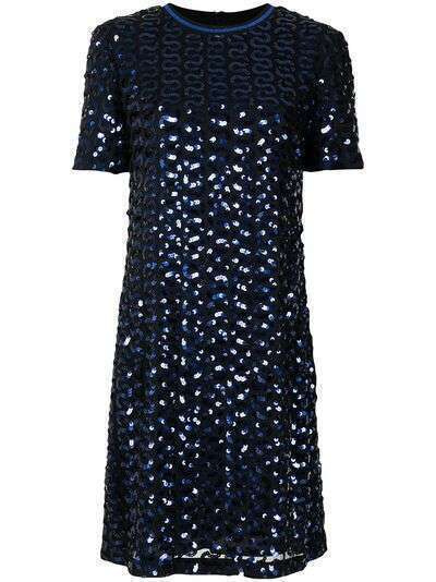 Armani Exchange платье с пайетками