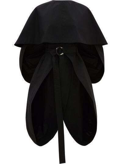 JW Anderson cape-detail flared dress