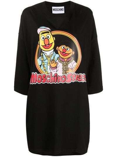 Moschino платье-футболка Sesame Street©
