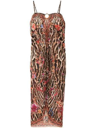 Camilla декорированное платье-саронг