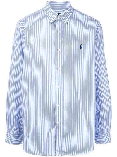 Polo Ralph Lauren полосатая рубашка с вышитым логотипом