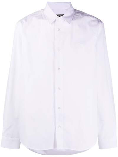 Versace Jeans Couture рубашка с вышитым логотипом