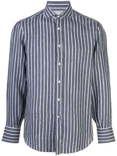 Brunello Cucinelli рубашка Narrow Striped