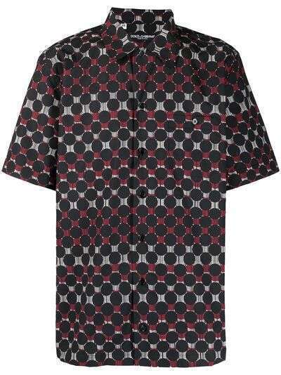 Dolce & Gabbana рубашка с графичным принтом