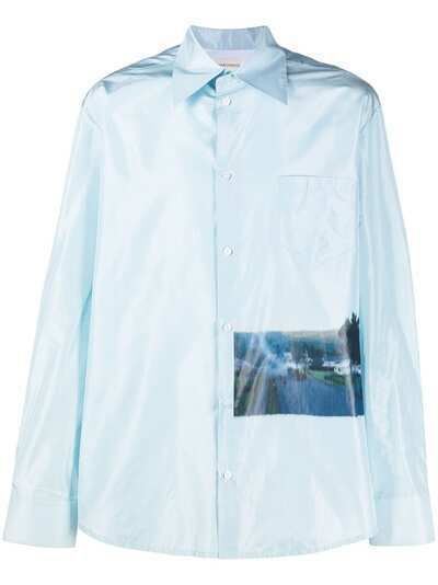 Namacheko рубашка с фотопринтом и длинными рукавами