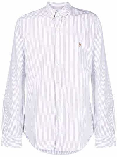 Polo Ralph Lauren полосатая рубашка с вышивкой Polo Pony