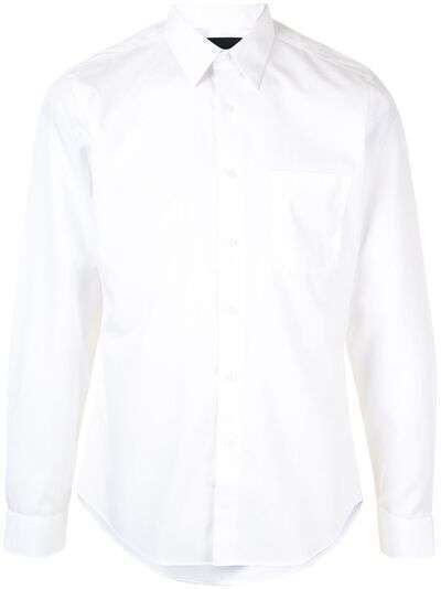 D'urban поплиновая рубашка с длинными рукавами и карманом