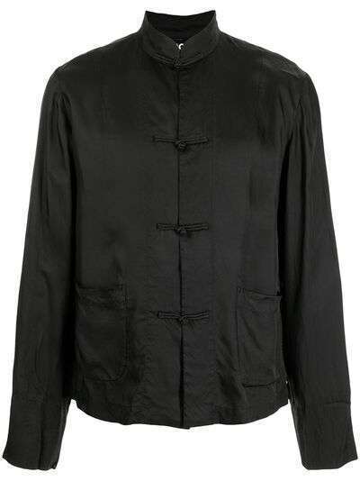 Black Comme Des Garçons рубашка с вышивкой