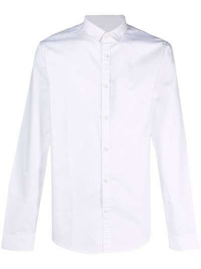 Armani Exchange рубашка с вышитым логотипом