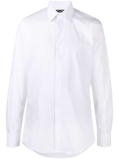 Dolce & Gabbana рубашка с потайной застежкой