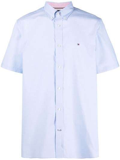 Tommy Hilfiger рубашка с вышитым логотипом
