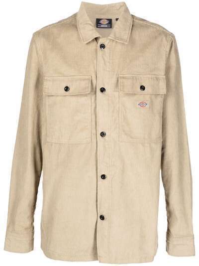 Dickies Construct logo-patch long-sleeved shirt