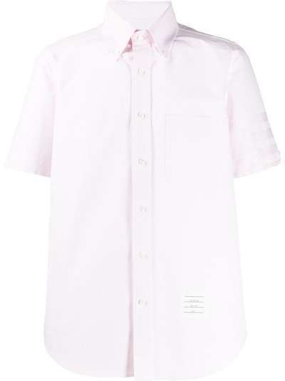Thom Browne рубашка с атласными полосками 4-Bar