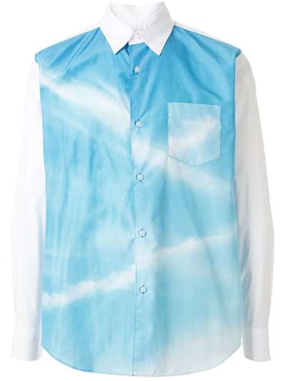 Fumito Ganryu рубашка с эффектом градиента