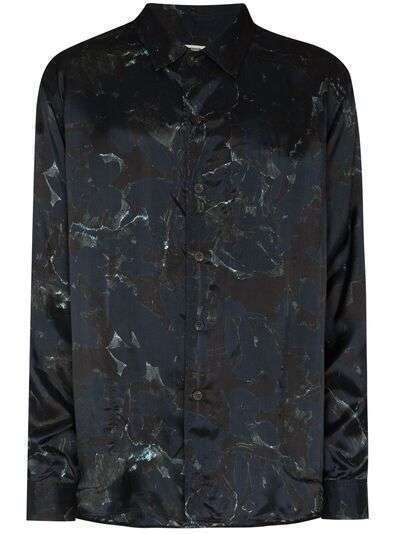 Tom Wood camouflage-print long-sleeve shirt