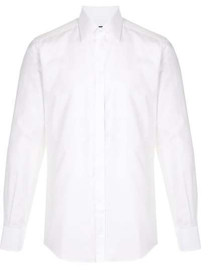 Dolce & Gabbana рубашка с длинными рукавами и складкой на спине