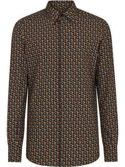 Dolce & Gabbana рубашка с геометричным принтом