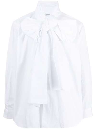 Comme Des Garçons Shirt рубашка с крупным бантом