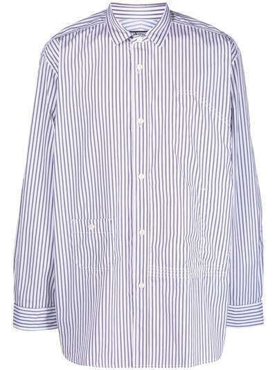 Junya Watanabe stripe-print cotton shirt