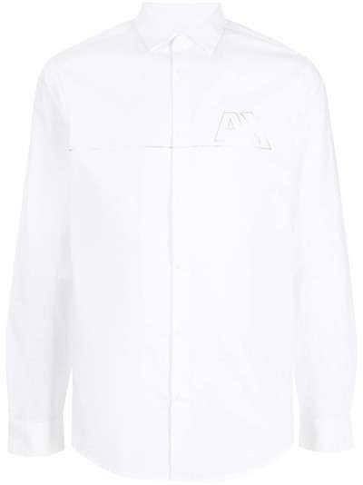Armani Exchange рубашка с логотипом