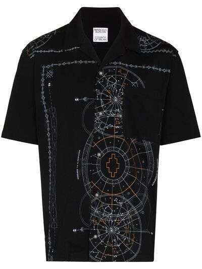 Marcelo Burlon County of Milan рубашка Astral с короткими рукавами