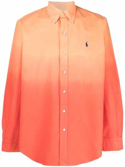 Polo Ralph Lauren рубашка с выцветшим эффектом
