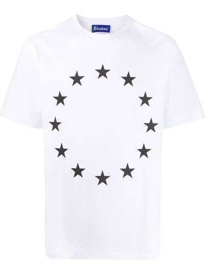 Etudes футболка с принтом Europe