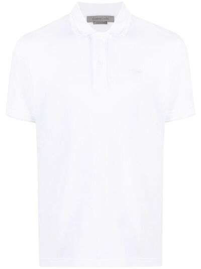 Corneliani рубашка поло с нашивкой-логотипом