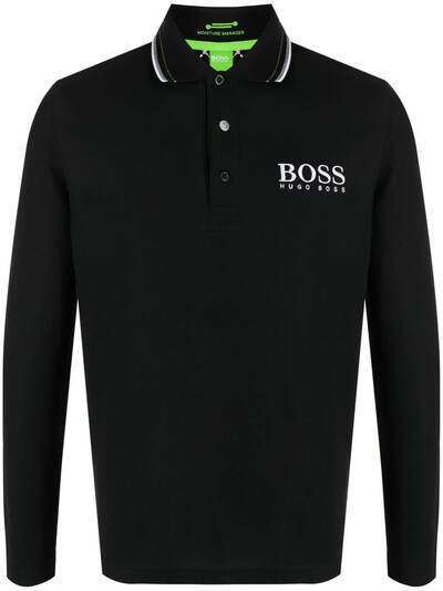 Boss Hugo Boss рубашка поло с вышитым логотипом