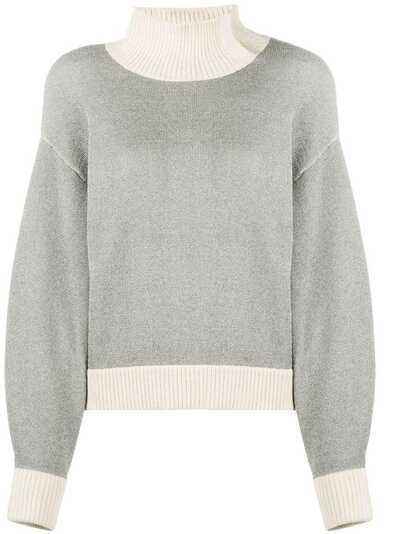 3.1 Phillip Lim high neck ribbed sweatshirt