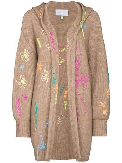 Mira Mikati floral embroidery oversized cardigan