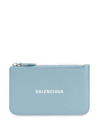 Balenciaga кошелек на молнии с логотипом