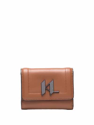 Karl Lagerfeld logo-plaque bifold wallet