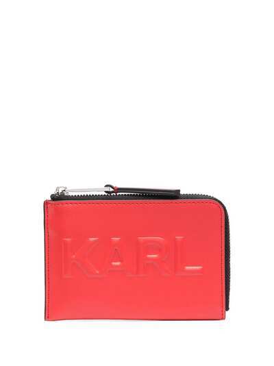 Karl Lagerfeld кошелек K/Karl Seven с тисненым логотипом