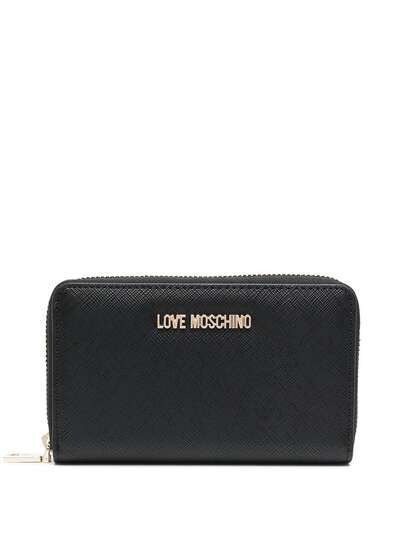 Love Moschino кошелек с круговой молнией и логотипом