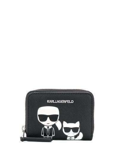 Karl Lagerfeld маленький кошелек K/Ikonik на молнии