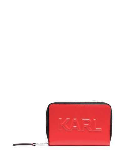 Karl Lagerfeld кошелек K/Karl Seven с тисненым логотипом
