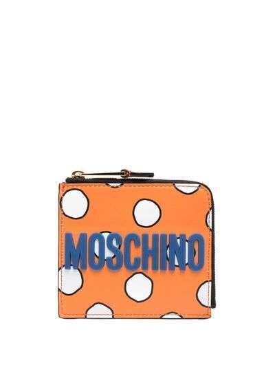 Moschino кошелек с графичным принтом и логотипом