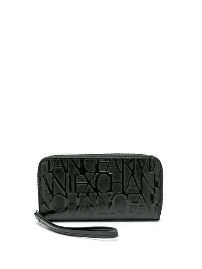 Armani Exchange кошелек с тисненым логотипом