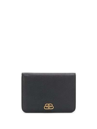 Balenciaga кошелек с металлическим логотипом BB