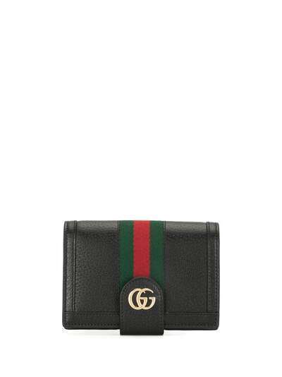 Gucci кошелек с отделкой Web