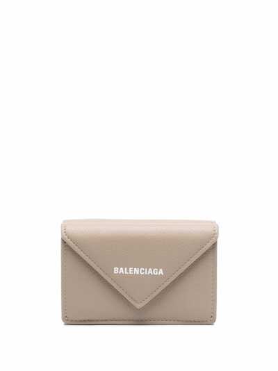 Balenciaga кошелек-конверт с логотипом