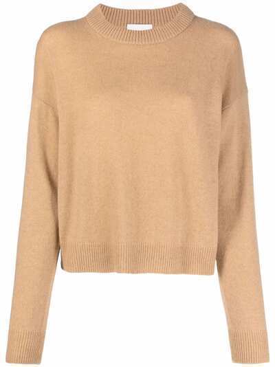 Allude cropped cashmere-wool jumper