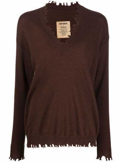 Uma Wang V-neck cashmere jumper