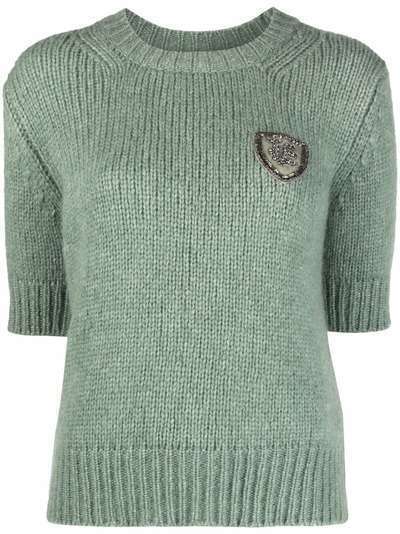 Ermanno Ermanno shortsleeved chunky-knit jumper