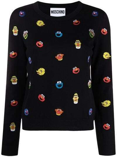 Moschino толстовка Sesame Street© с вышивкой