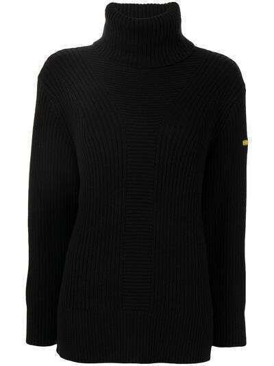 Barbour patch roll neck jumper