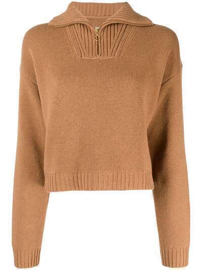 Nanushka zip neck jumper