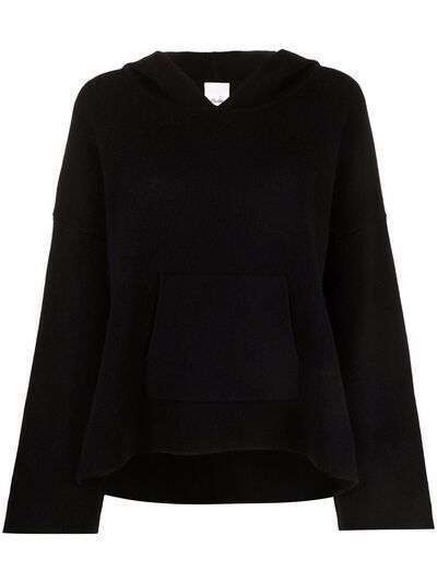 Allude hooded cashmere-wool jumper